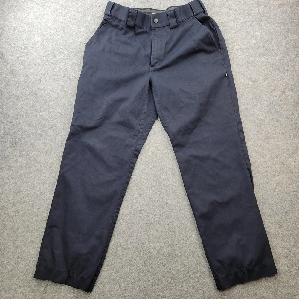 5.11 Tactical Pants‎ Mens 32x30 Blue Flat Front Straight Leg Workwear
